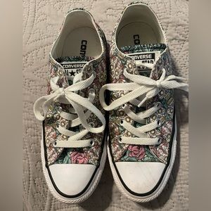 Converse All Stars Sugar Skulls Sneakers, Women’s Size 6